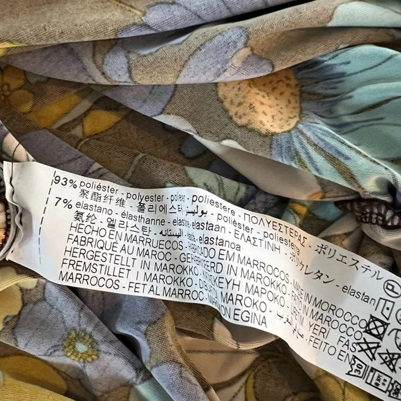 Zara Floral Print Turtleneck Top - Picture 14 of 14